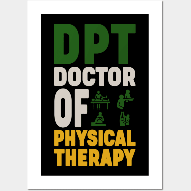 Physical Therapy Best Sport Doctor Therapist Wall Art by Alexander Luminova